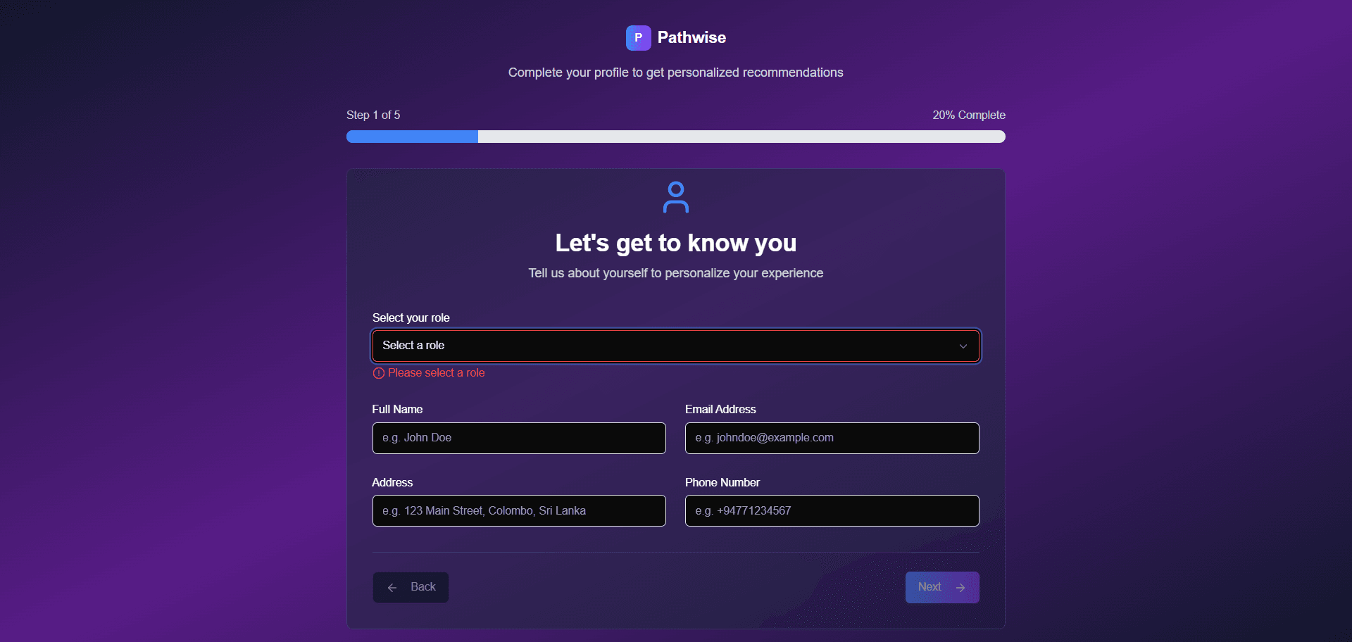 project screenshot